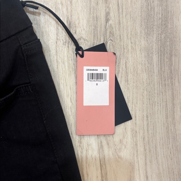 Jen7 for 7 for all mankind Black Flared Pants with Gold Button Accents  NWT 6 - Picture 3 of 8